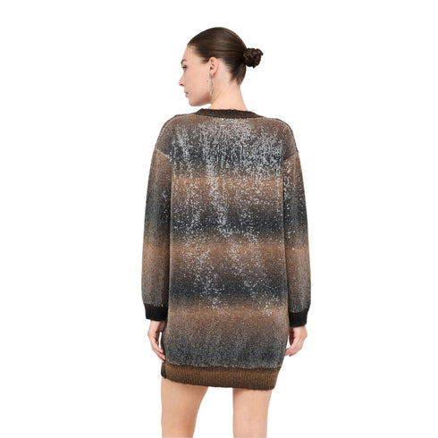 Liu Jo Abito corto Abito in maglia con paillettes S  - Francavilla Moda